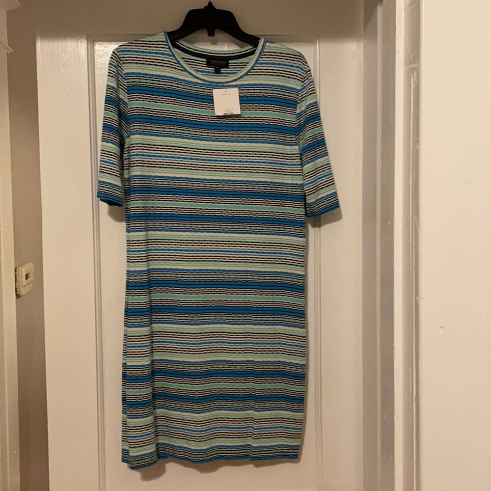 Top shop textured dress